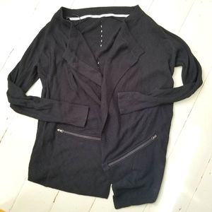 lululemon wrap sweater moto style